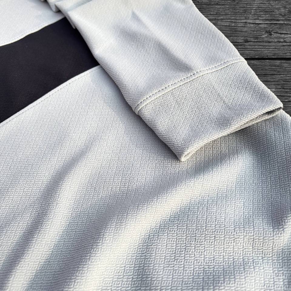 Full sleeve Round Neck Lycra T Shirt steel grey white black