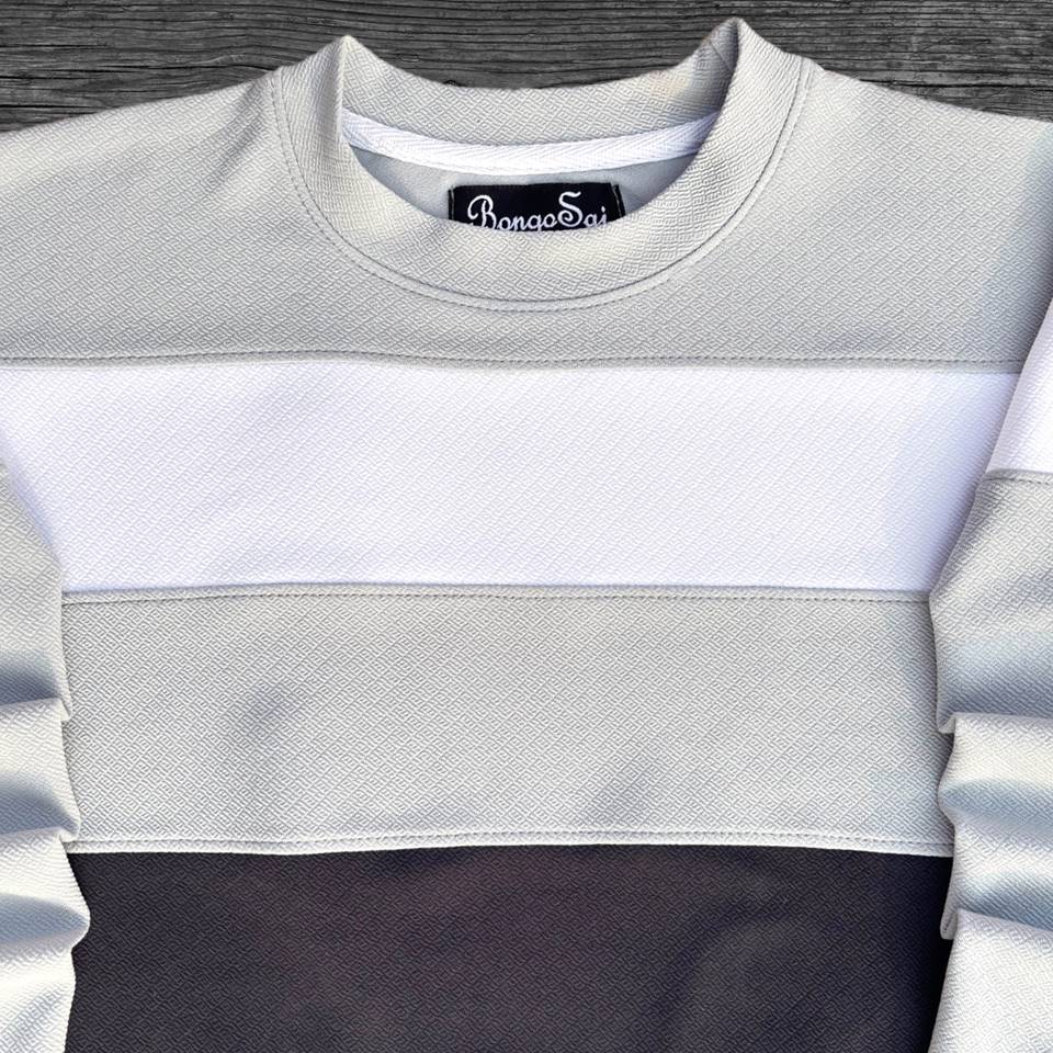 Full sleeve Round Neck Lycra T Shirt steel grey white black