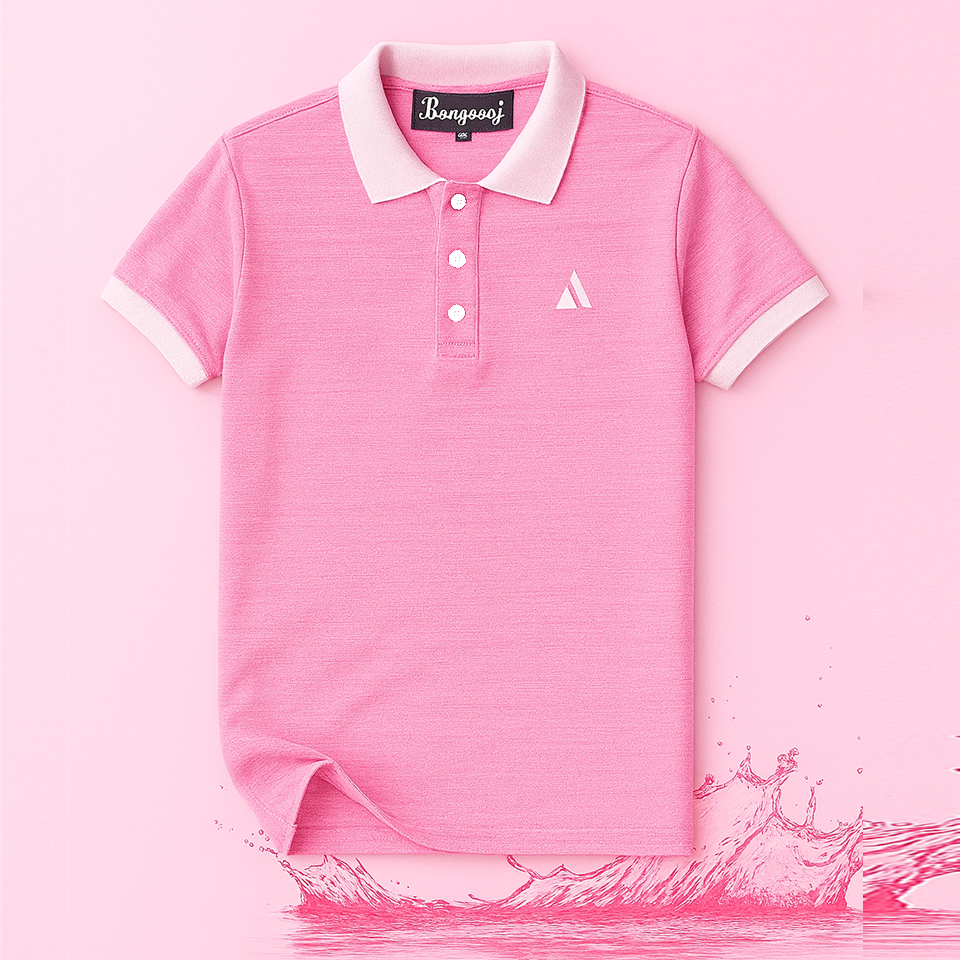 New Baby Pink Polo T-Shirt