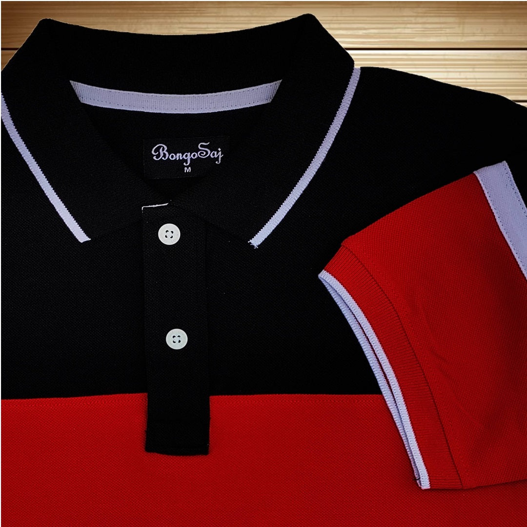 Men premium T Shirt Black and Red