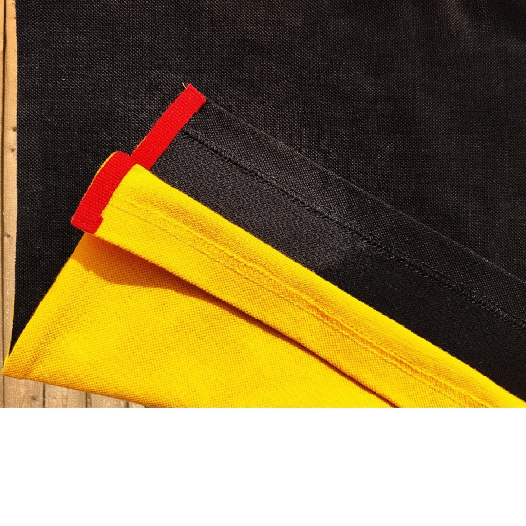 Men premium T Shirt Yellow and black