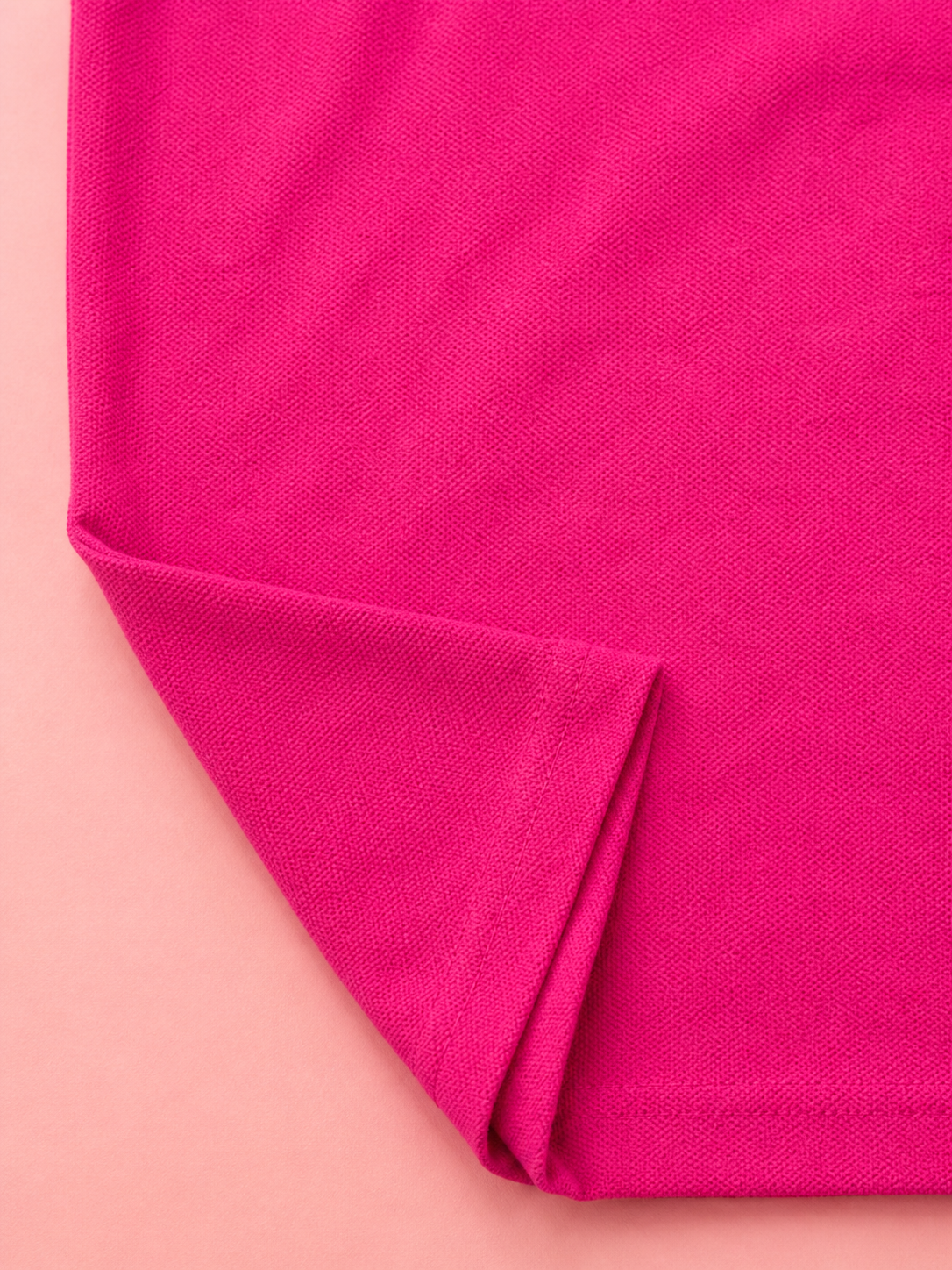 BongoSaj Men’s Premium Polo T-Shirt – Hot Pink Edition Shoulder cut