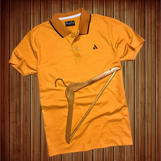 Men stylish T-Shirt Kesari Orange color plain