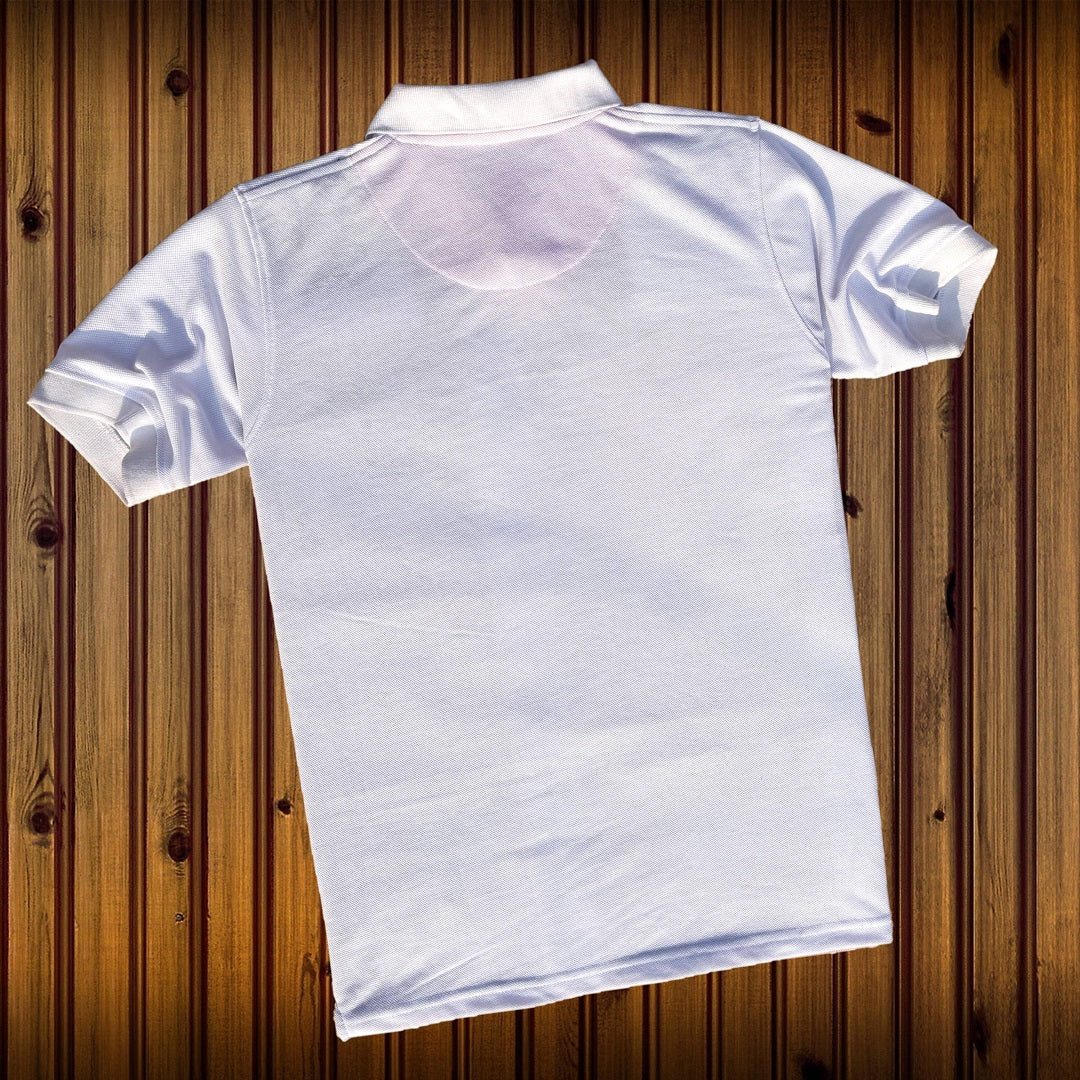 Stylish Men T Shirt White With Rose Pink Premium