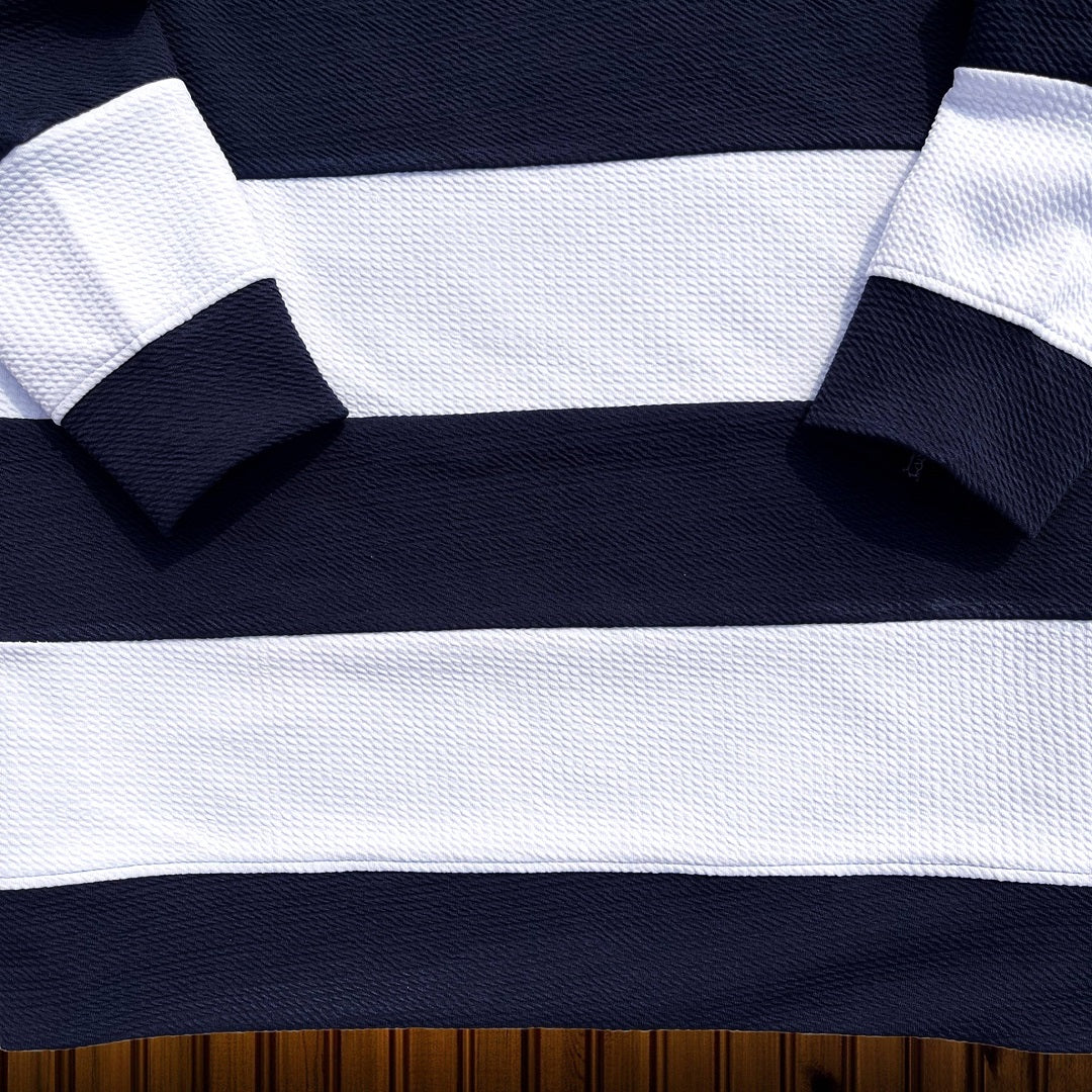 Mens Round Neck Textured Lycra winter New T Shirt Grey, Navy Blue with White