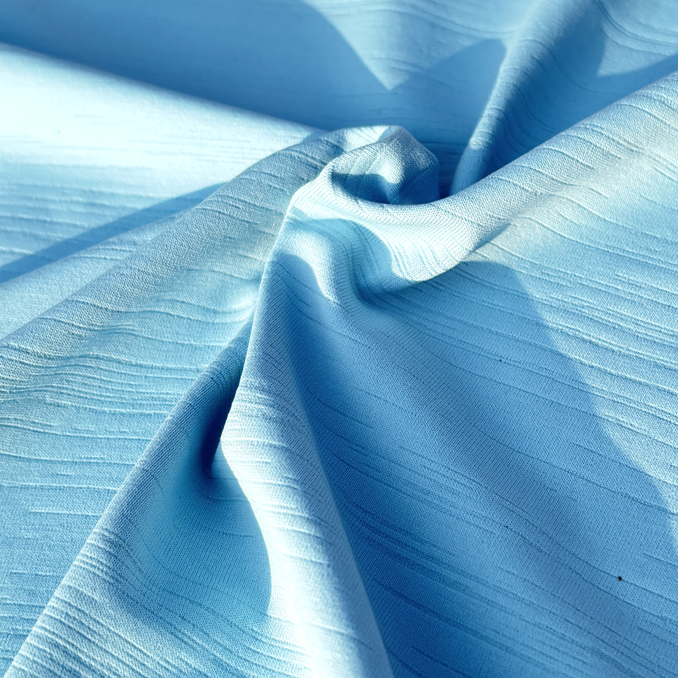 New Sky Blue Polo T-Shirt | White Collar & Cuffs