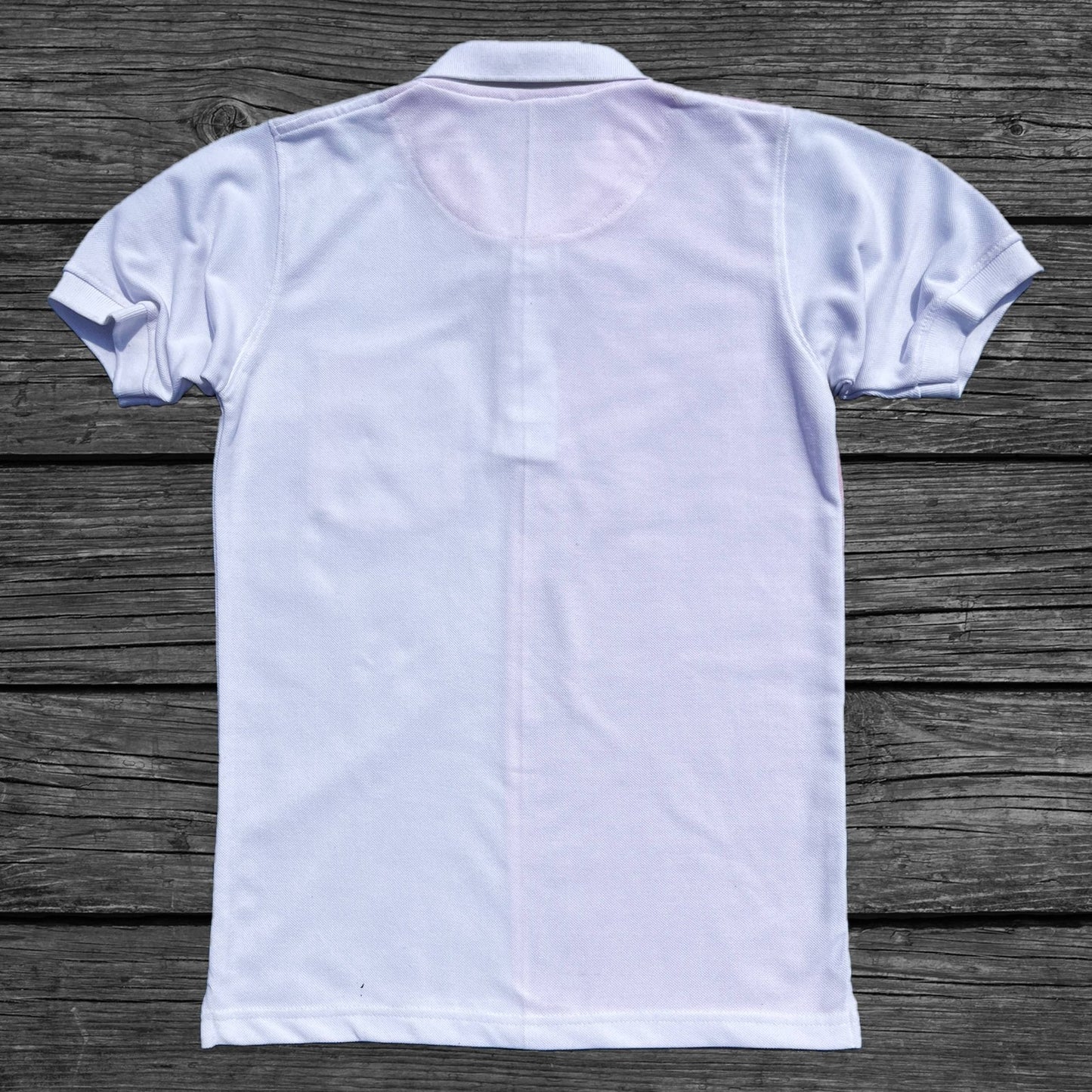 Men stylish T-Shirt Rose Pink with White color, with Pocket (Airtex)