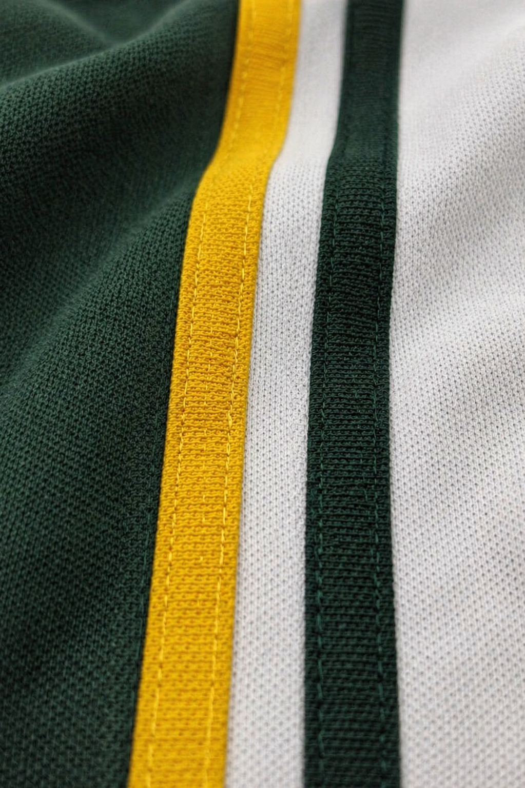 Half Pine Green with White stripe Polo T-Shirt