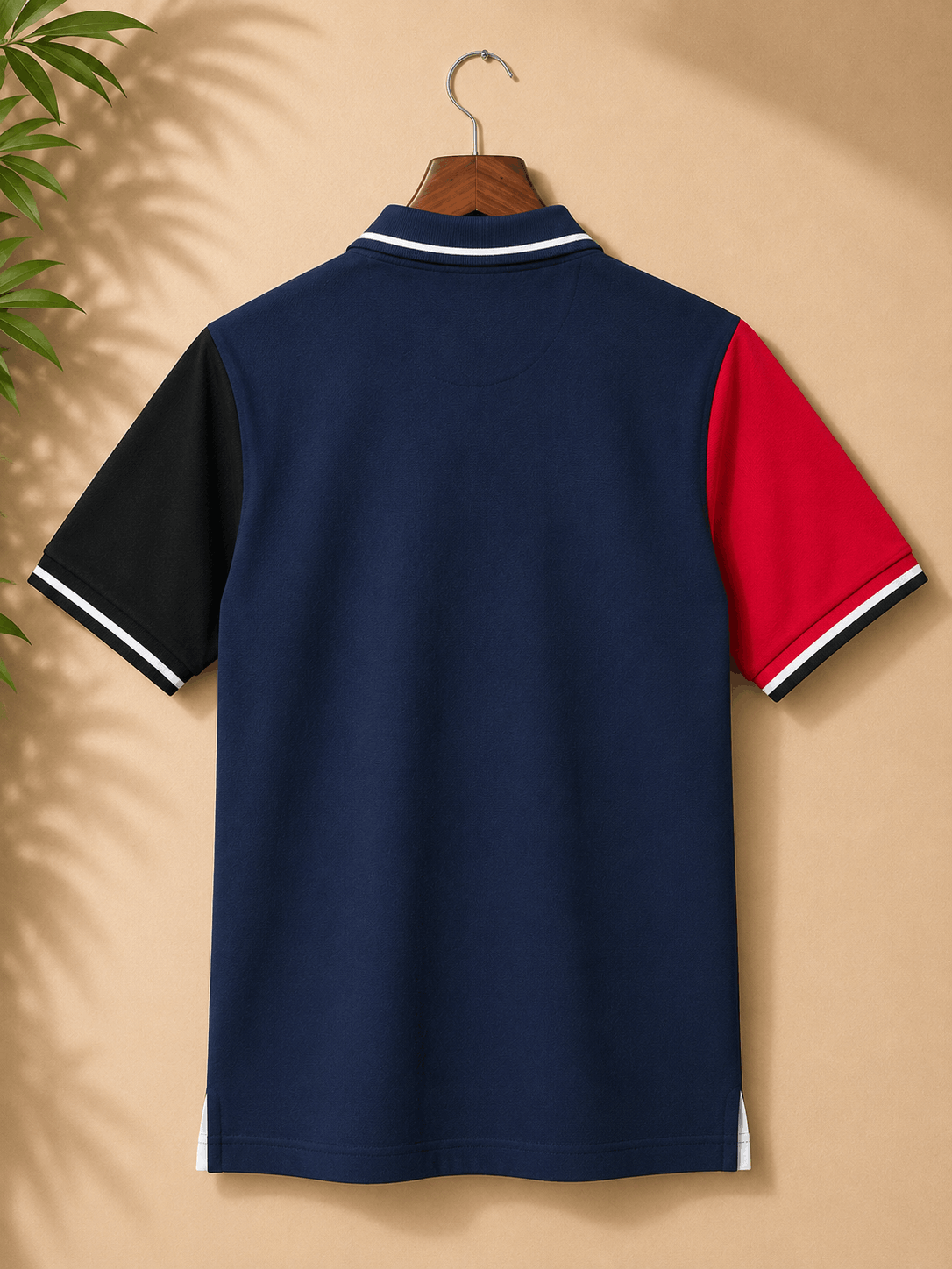 Bongosaj Monaco Colour Block Polo T-Shirt – Navy Multi