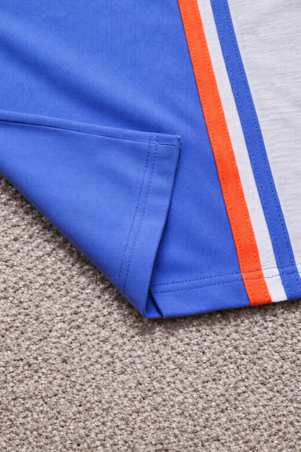 Half Blue with Light Grey stripe Polo T-Shirt