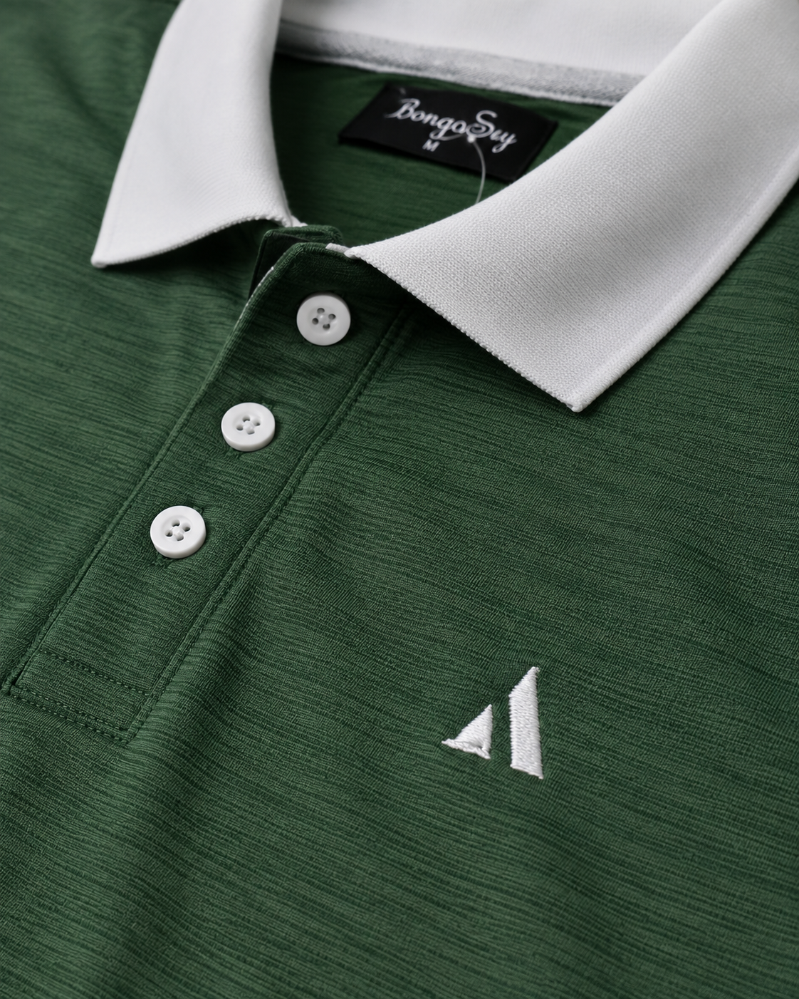BongoSaj Premium Dark Green Polo T-Shirt for Men