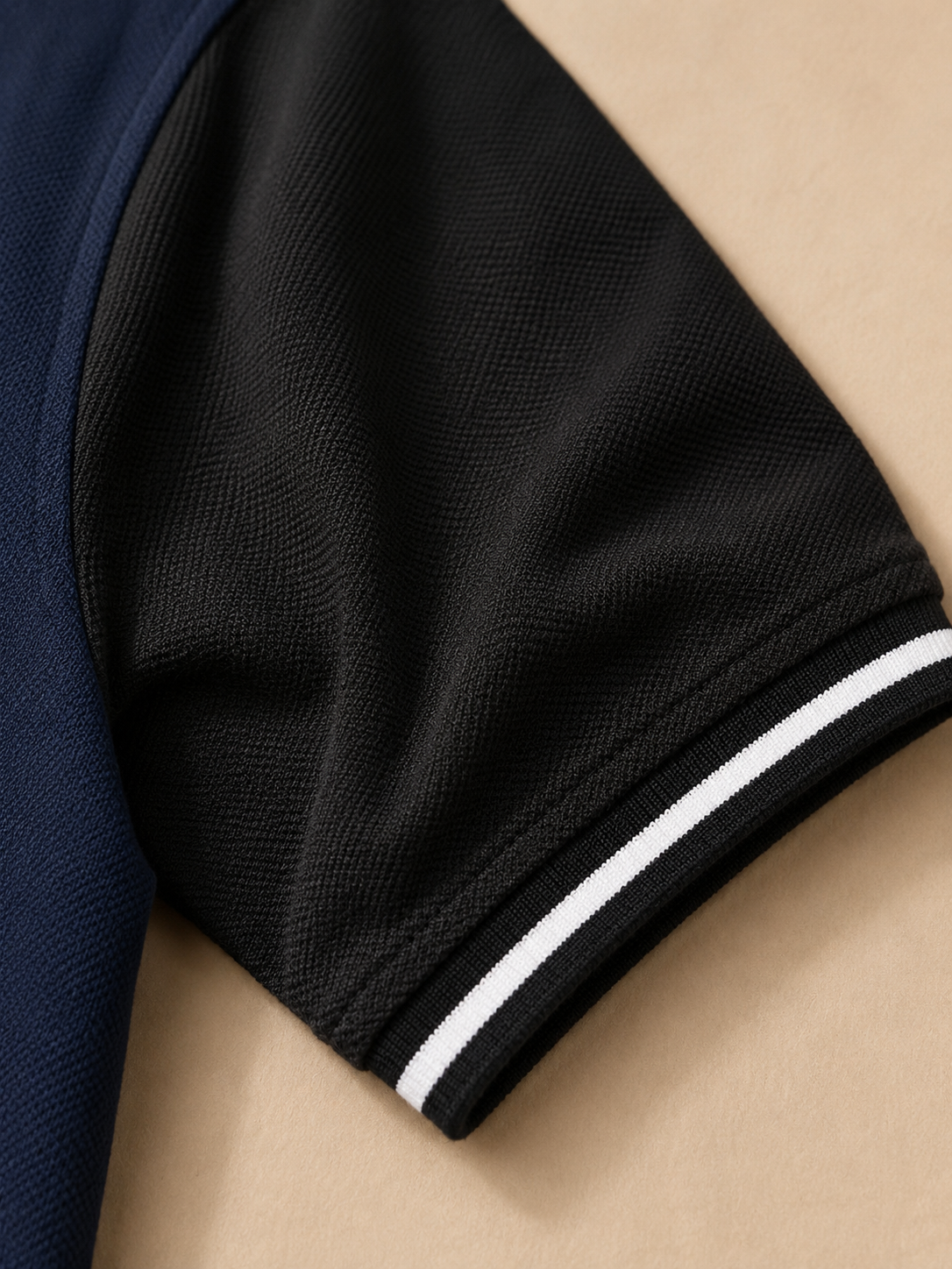 Bongosaj Monaco Colour Block Polo T-Shirt – Navy Multi