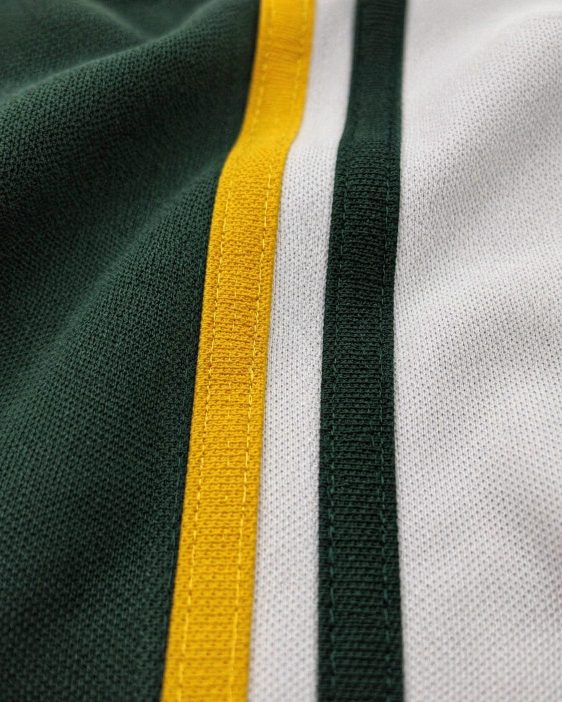 Half Pine Green with White stripe Polo T-Shirt