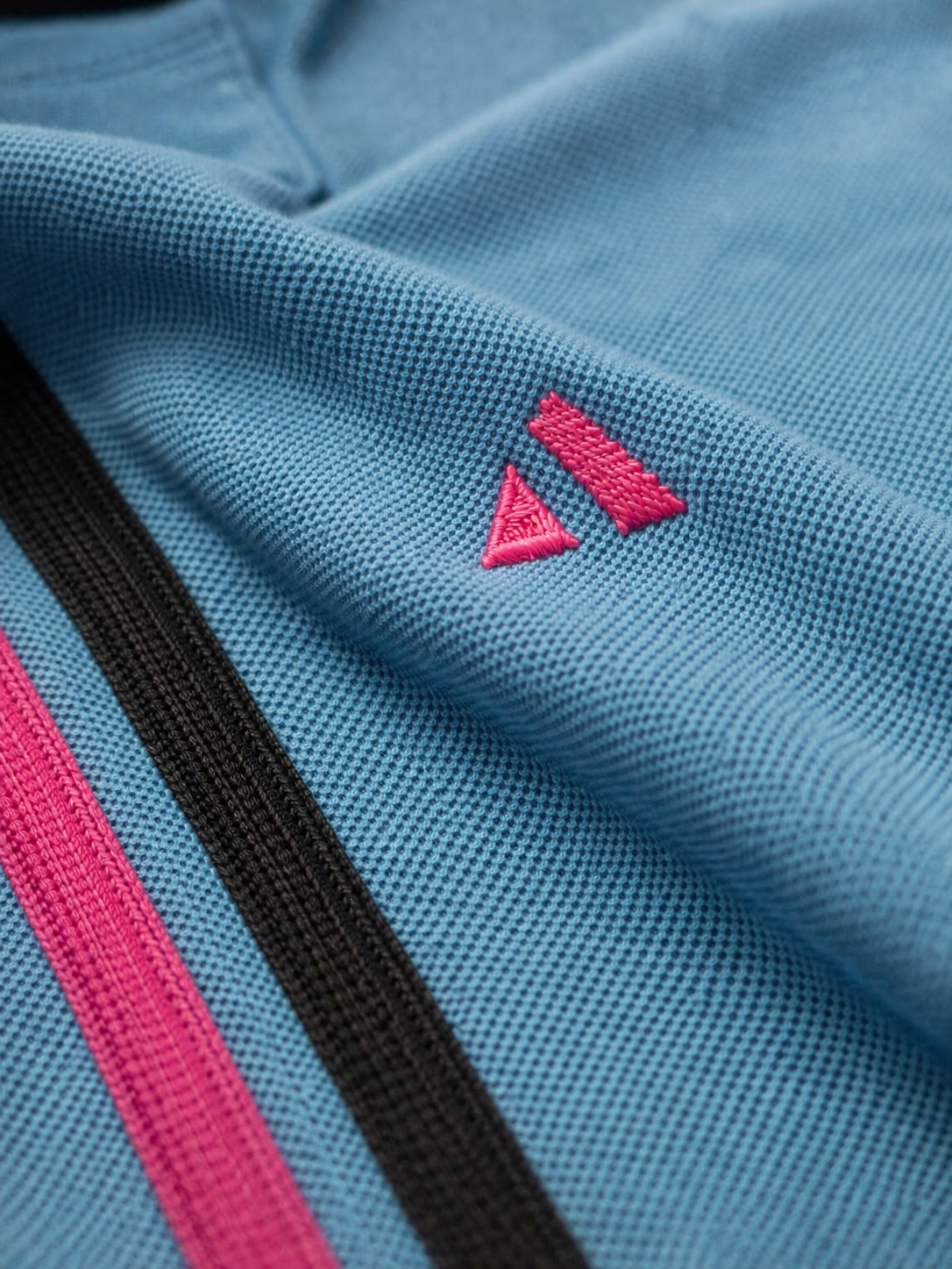 Premium Dual Tone Polo T-Shirt (Dark Mélange & Sky Blue)