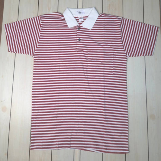 MENS COTTON STRIPED T SHIRT WITH POCKET