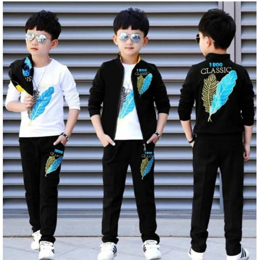 Boys Casual Jacket T-shirt with Pant