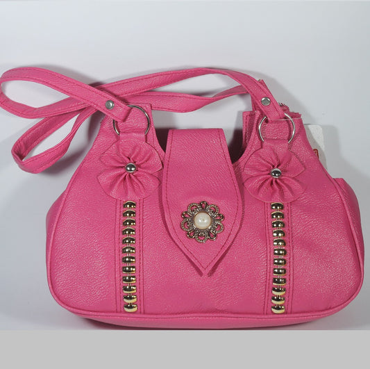 Women Pink Print Shoulder Bag