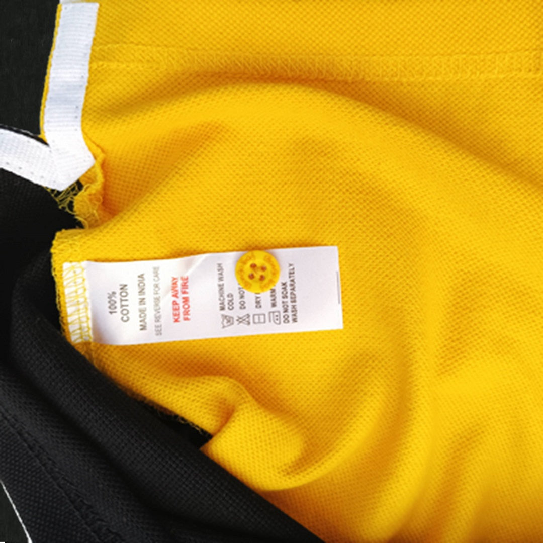Stylish Men T-Shirt Yellow & Black Premium New